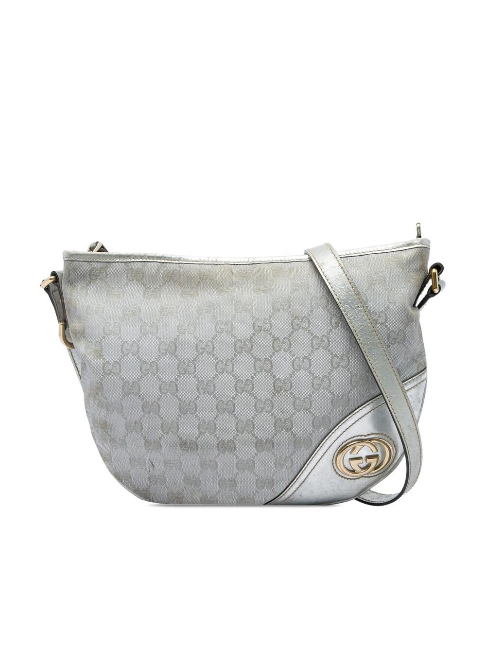 Gucci Medium Gg Canvas New Britt Half #350596G50B